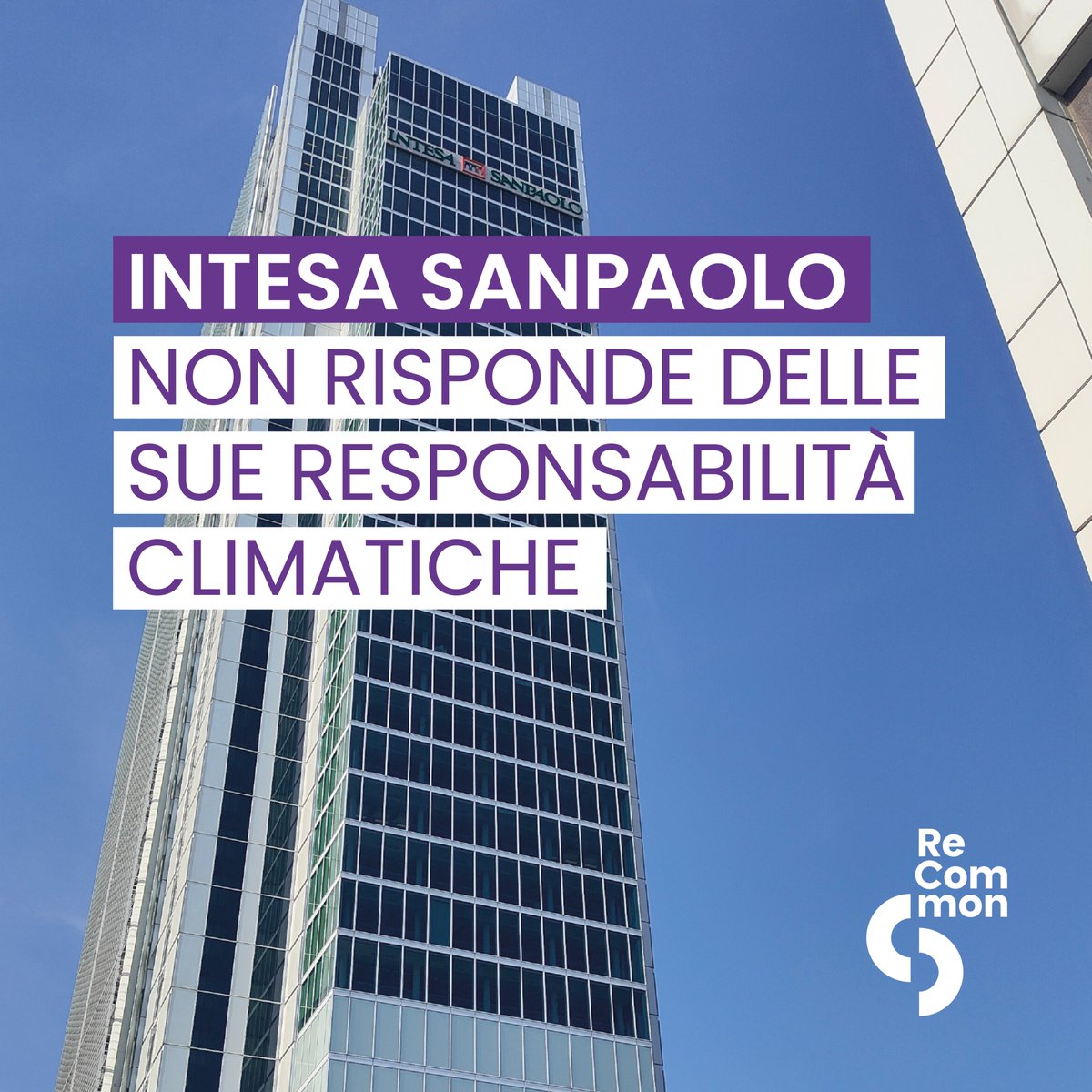 🔇 @intesasanpaolo si trincera dietro il silenzio nei confronti della società civile e le porte chiuse dell'assemblea degli azionisti, ma rimane la banca fossile italiana numero 1. 💰 Nel solo 2023 ha stanziato 8,6 miliardi di $ di investimenti e 7,5 miliardi di $ di