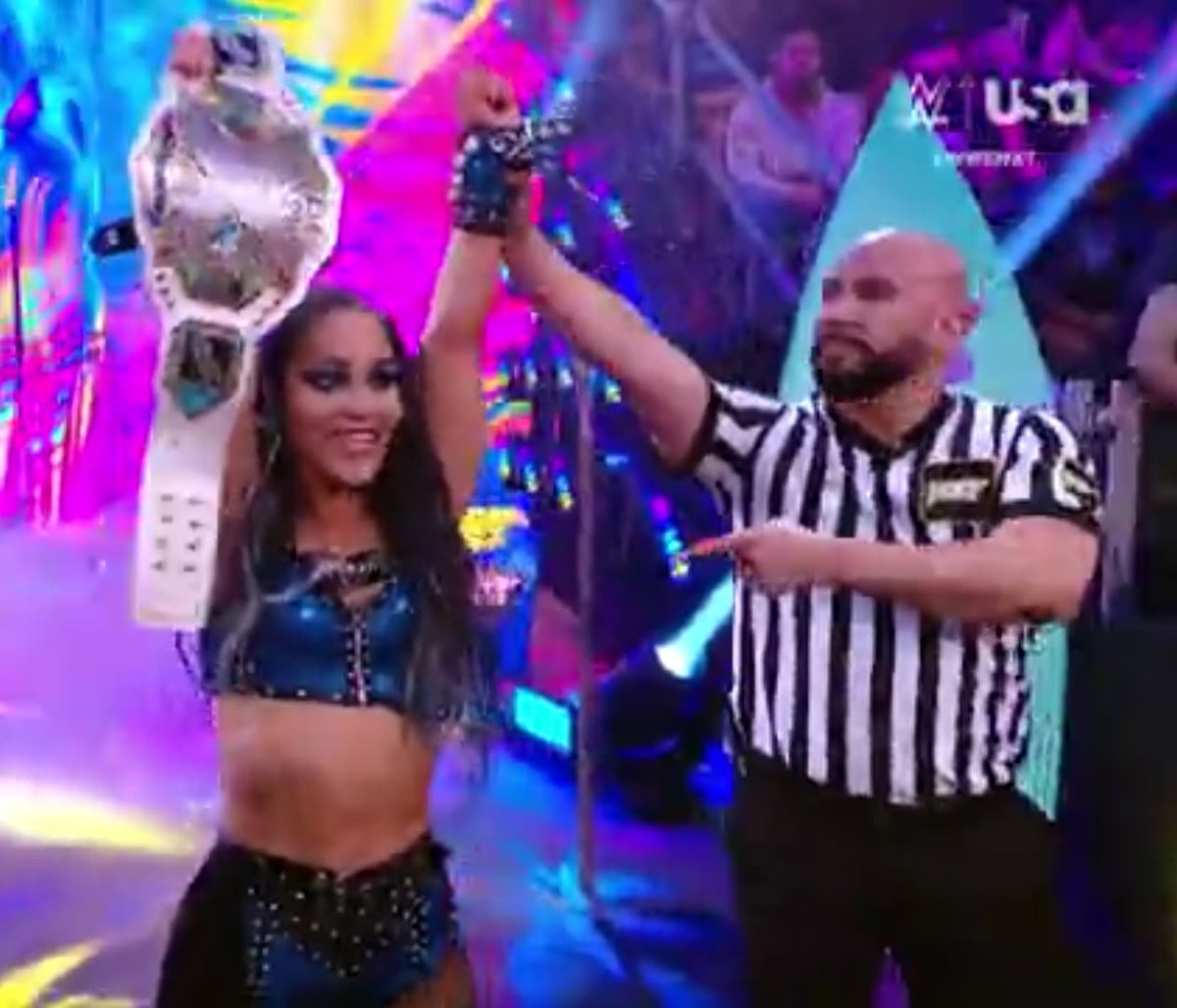 and still #wwe #wwewomenschampion #wwenxt #womenswrestler #femalewrestler #nxtwomenschampion #roxanneperez #rokc #rohwomenschampion #rohwomensdivision #team2001 #nxtwomenstagteamchampions #andstill #nxtspringbreakin #wwereferee