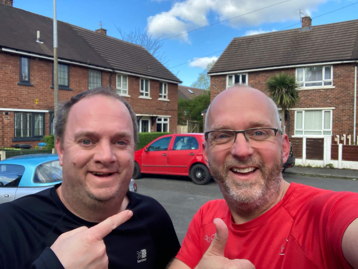 SEVEN YEARS!!! - Well over 5000 miles - At least one mile every single day for 2557 days through illness, injury, lockdown and not feeling bothered. - thanks to Ar Kid for joining me for a celebratory run this morning! - feeling good!!!