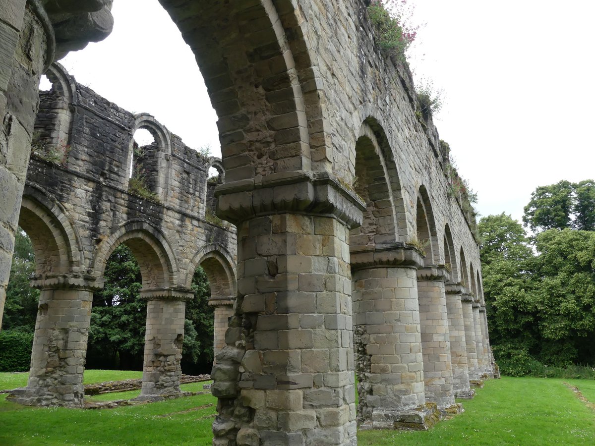 #WallsOnWednesday  Buildwas Abbey, Shropshire.