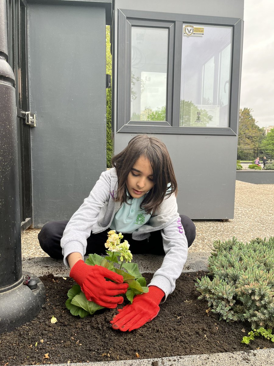 Have you got 'green fingers'? 🌱 Join the 6E studenrs at @HIS_Moldova movement and let's make @EarthDay every day by planting flowers and nurturing our planet! Together, we can bloom a brighter future. #GreenFingers #EarthDayEveryDay 🌍'