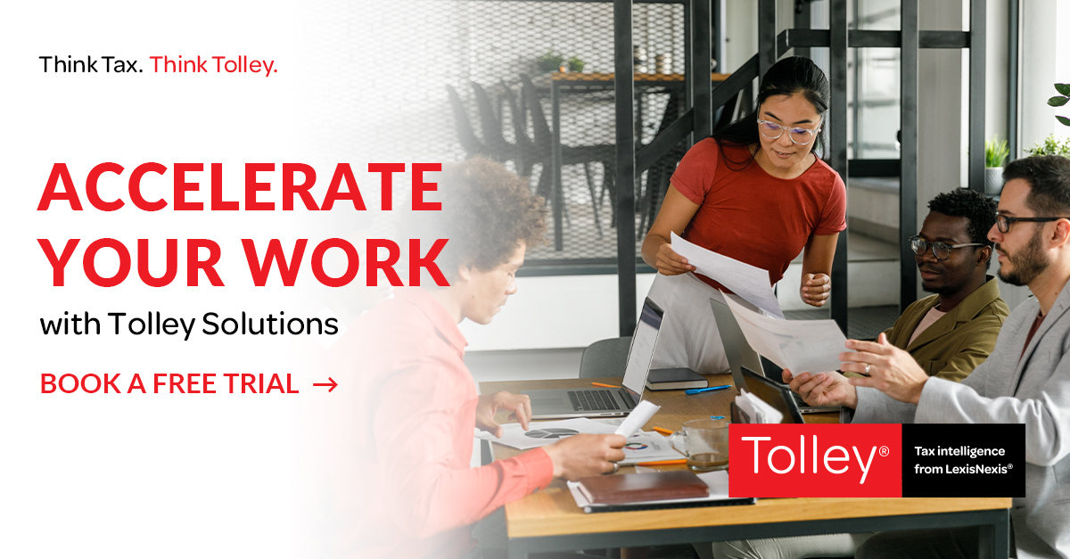 Tolley are supporting tax practitioners and tax businesses to reduce risk, manage all aspects of your business and improve efficiency, with access to the latest tax legislation and guidance solutions. Book your free trial here: ow.ly/fC9550RjEgX