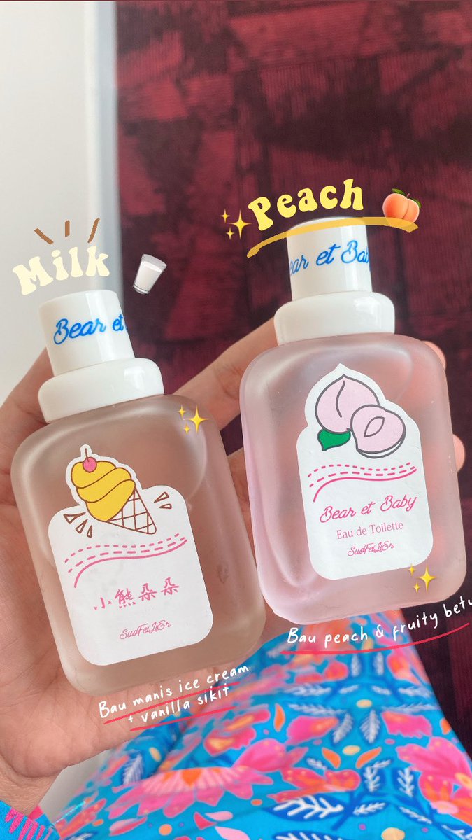 Suka lah perfume ni. Harga tak sampai RM4 tapi bau dia syedap!! s.shopee.com.my/7KaVMfeScI