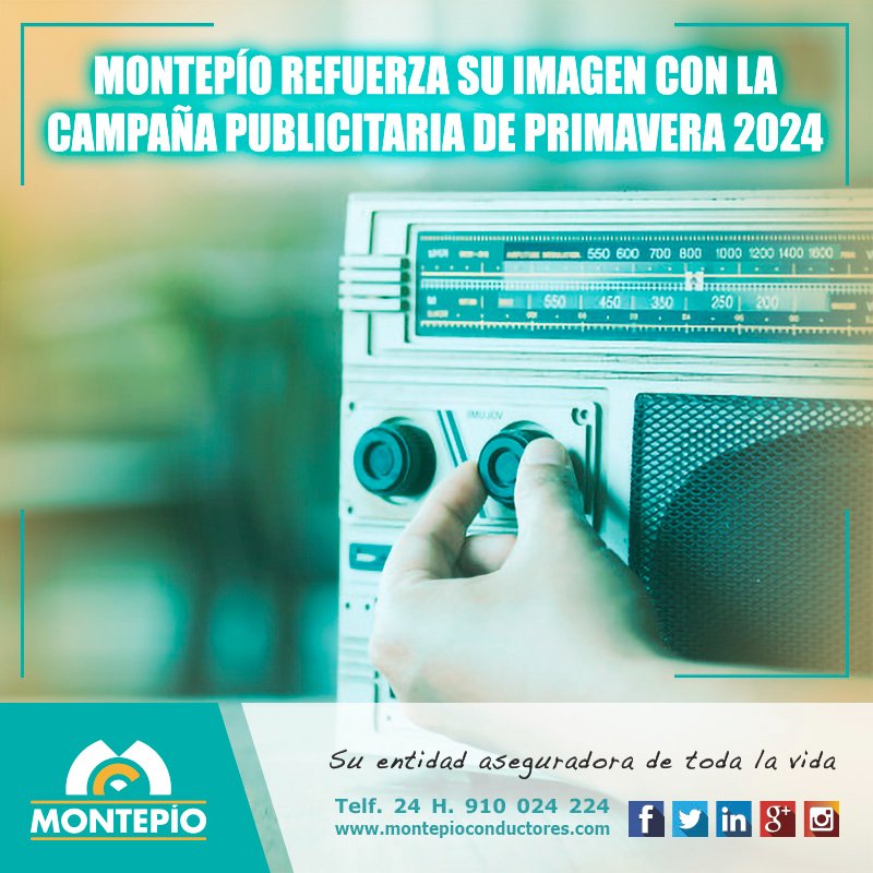 MontepioCond's tweet photo. Montepío refuerza su imagen con la campaña publicitaria de primavera 2024, a través de la presencia en diferentes medios, tanto de comunicación como físicos.

💻 Artículo completo: https://t.co/kgZeuusiJn https://t.co/0UacK0OL5e
