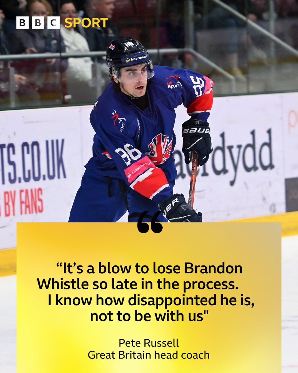 BREAKING: Sheffield Steelers forward Brandon Whistle is forced to withdraw from the Great Britain squad ahead of the World Championships due to injury Sam Duggan & Logan Neilson have been called up ahead of two warm up games vs Poland this weekend Read ➡️tinyurl.com/5n7nt7kc