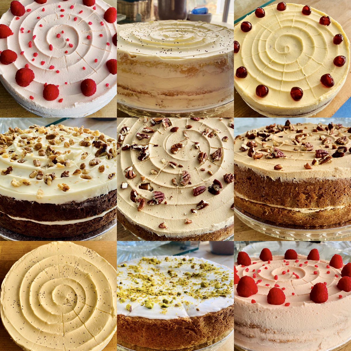 All stocked up again with delicious, local, gluten-free cakes including chocolate & hazelnut and lime & pistachio. #Whitstable #glutenfree #cakes