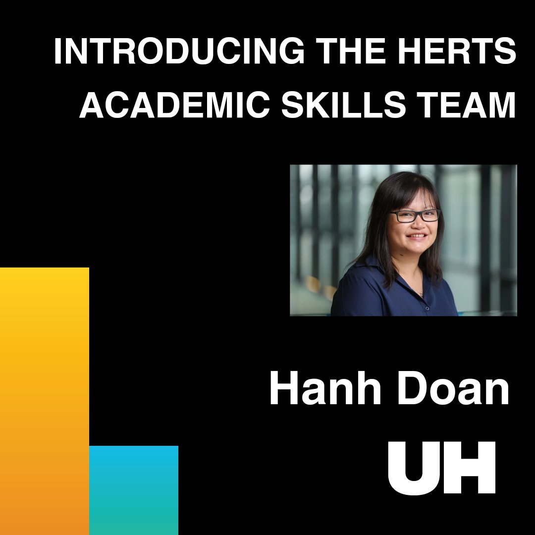 #meettheteam here's Hanh, Academic Skill's tutor in @UH_HAS @CLASS_UH, and also Secondary Music ITE lead @UHSecMusicPGCE. Full bio on insta link! #hertsacademicskills #academicskillsdevelopment instagram.com/p/C6I3orogtny/…