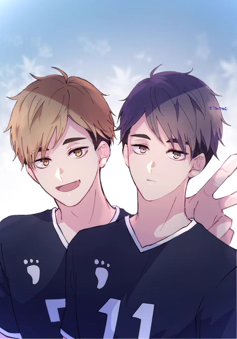 # リプきたキャラの顔だけ描く 宮兄弟