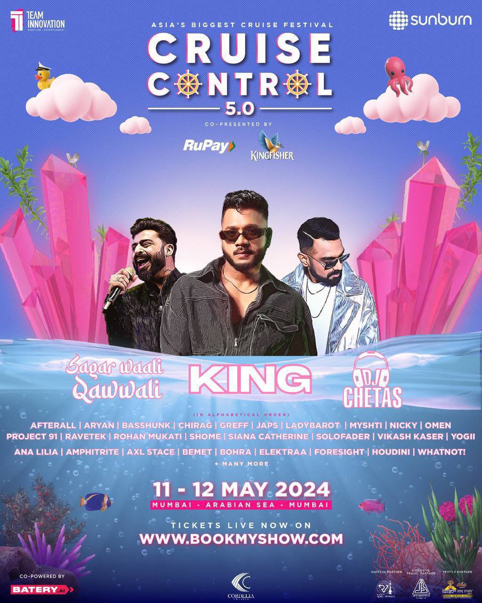 Exciting Announcement! 🤩 Gear up for Cruise Control, happening on May 11-12, 2024 😍 Stand a chance to win two tickets to this spectacular event 🎊 Simply follow our Instagram page, repost this post, and tag @batery_ai Ensure your Instagram account is public 😉