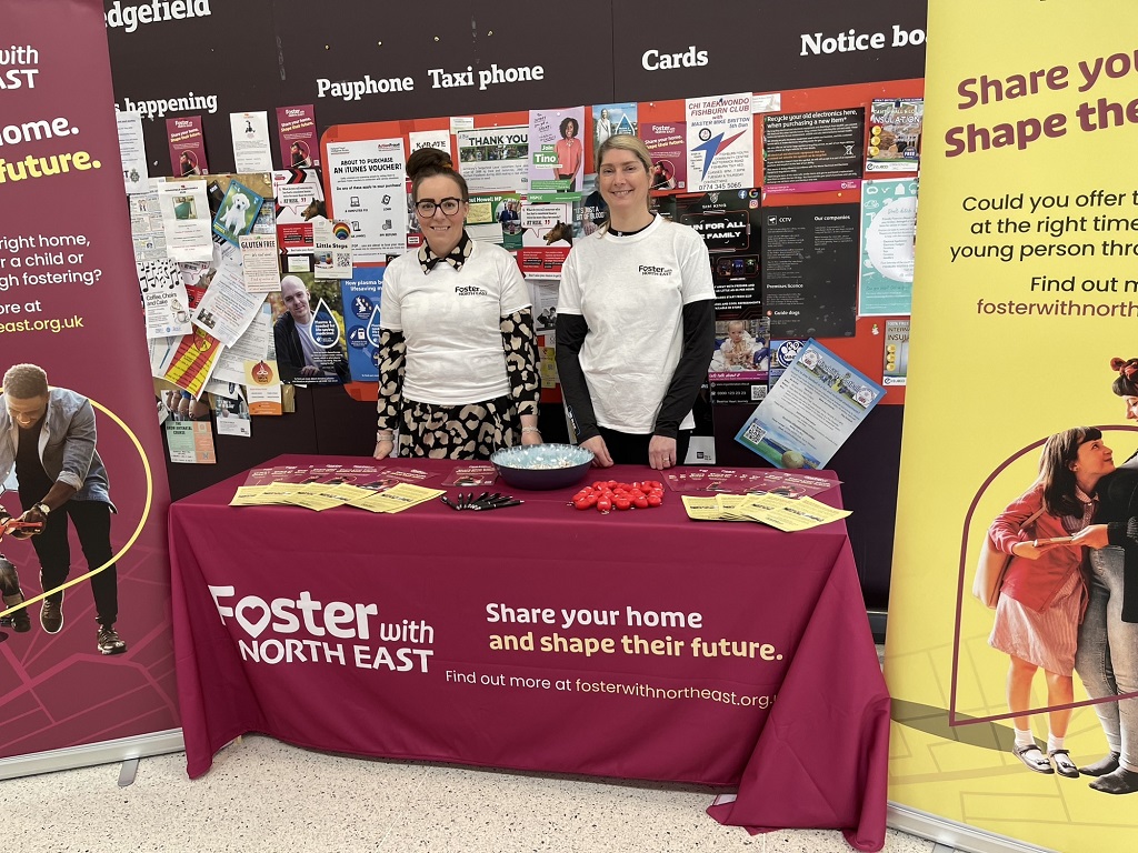 Our fostering information stand is in Sainsbury's in Salters Lane, Sedgefield, today until 2pm, so if you're in the area, come and say hello! It's a great way to find out more about fostering in a relaxed setting. We look forward to seeing you! @Foster_with_NE