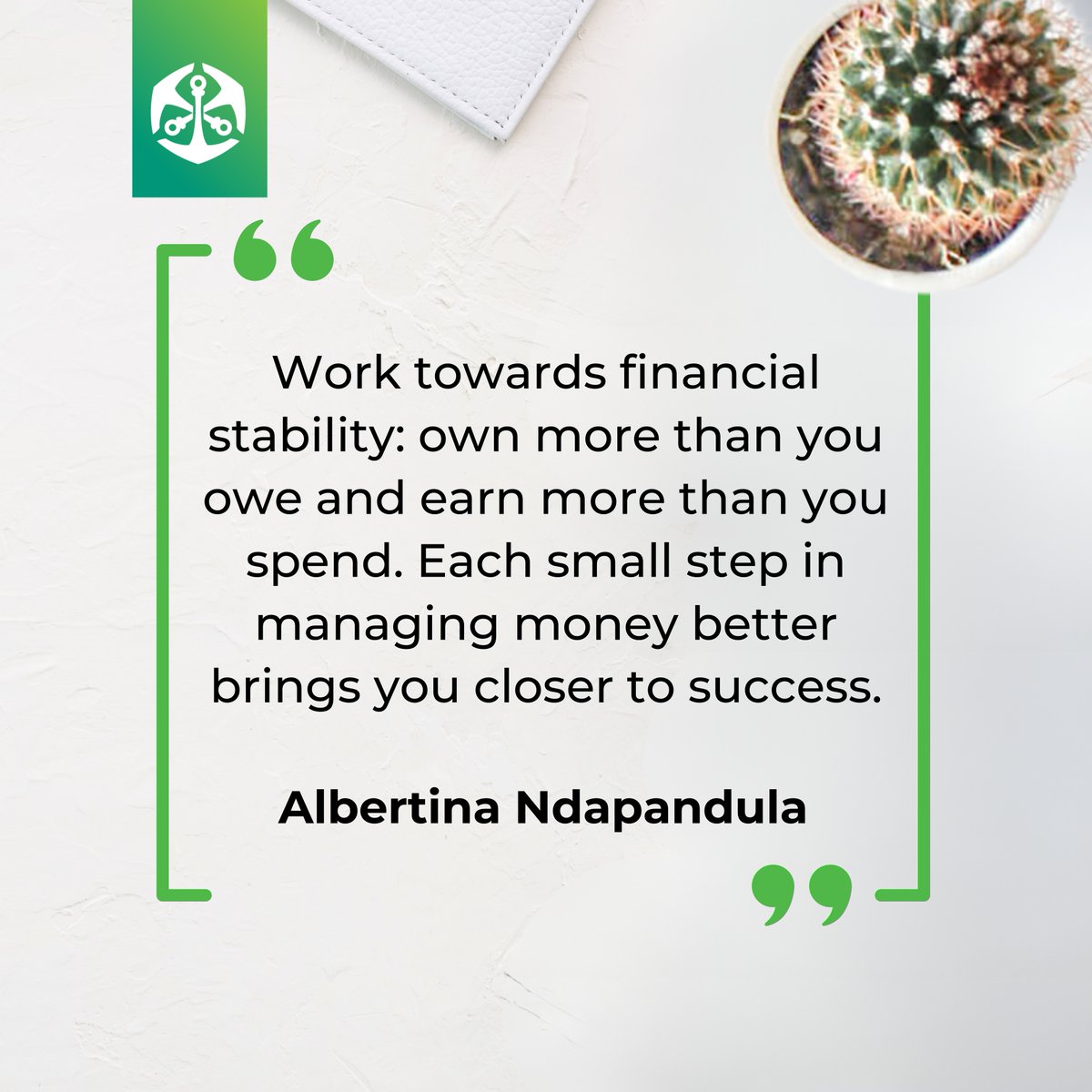 Grateful to Albertina Ndapandula for sharing these invaluable financial insights as part of Old Mutual Namibia's Wednesday Financial Insights. Here's to building a brighter financial future, one step at a time. #FinancialWisdom #OldMutualNamibia #WednesdayInsights