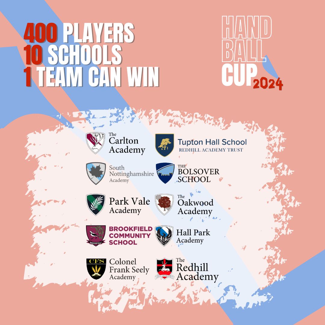 10 schools are battling it out today to become Handball Cup champions!

Who is going to win?! #Excited

#RedhillTrustSport #HandballCup2024 #Handball