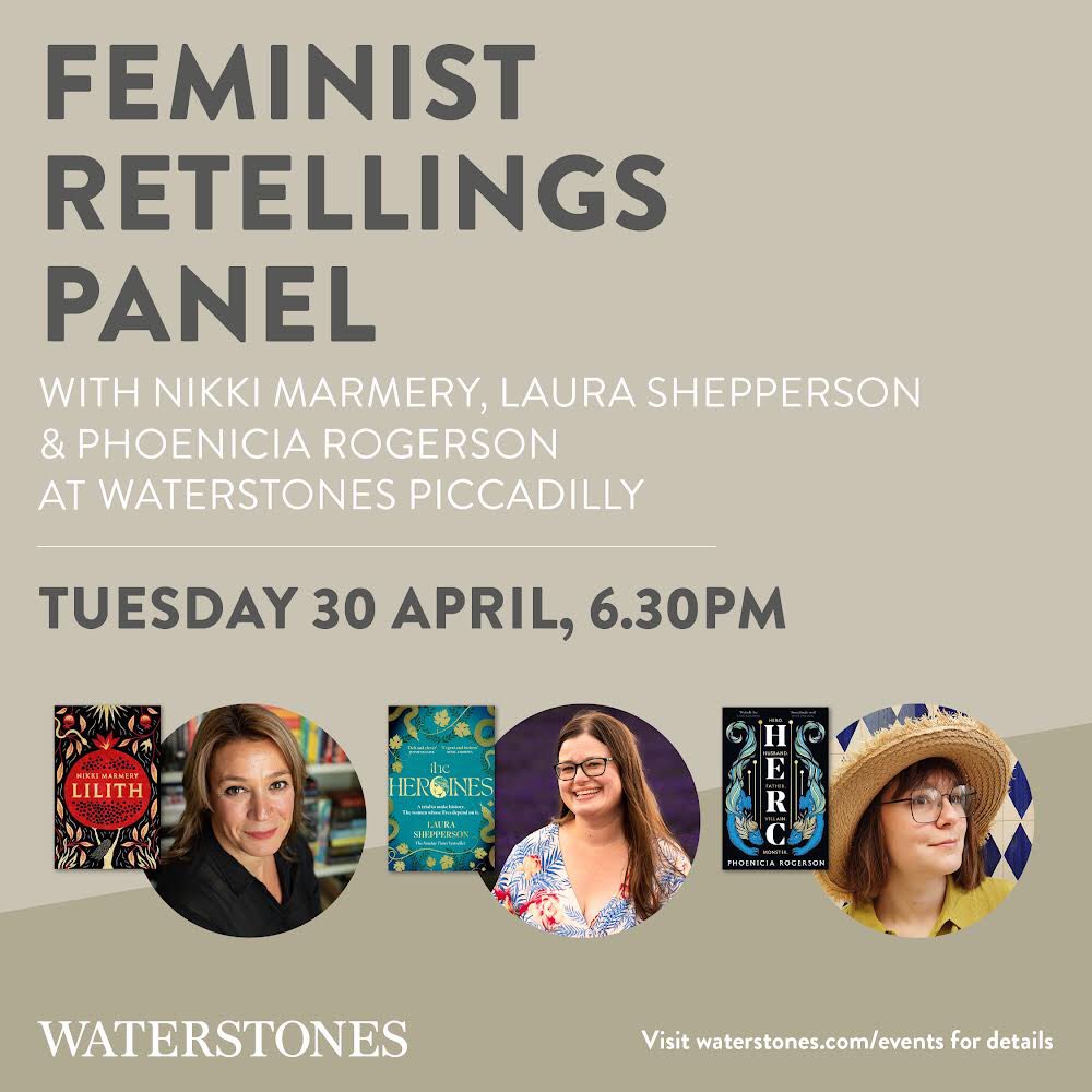Laura Shepperson (@laurashepperson) on Twitter photo Interested to know what these three books have in common, other than their beautiful covers? Come to <a href="/WaterstonesPicc/">Waterstones Piccadilly, London</a> next Tuesday to see <a href="/nikkimarmery/">🐍 LILITH 🐍</a>, <a href="/thatphoenicia/">Phoenicia Rogerson</a> and me and find out! Interested to know what these three books have in common, other than their beautiful covers? Come to <a href="/WaterstonesPicc/">Waterstones Piccadilly, London</a> next Tuesday to see <a href="/nikkimarmery/">🐍 LILITH 🐍</a>, <a href="/thatphoenicia/">Phoenicia Rogerson</a> and me and find out!