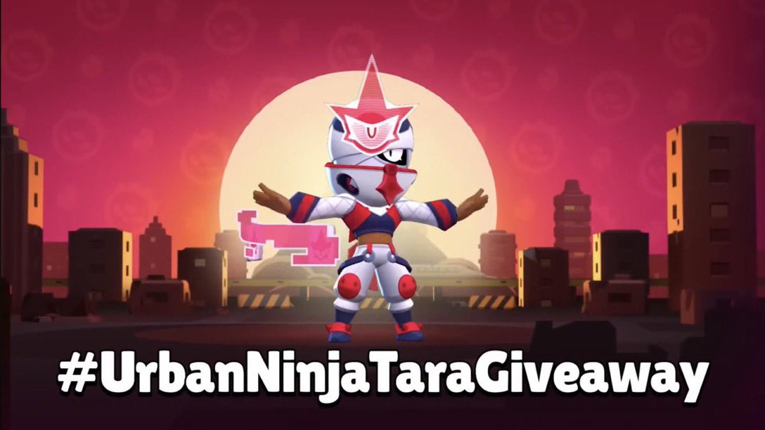 🎁 5X URBAN NINJA TARA GIVEAWAY 🎁

To enter:

✅ Follow @BS_MeOw  and @RamaBSx 
🔄 Retweet!
❤️ Like and tag your friend!

#BrawlStars | #UrbanNinjaTaraGiveaway