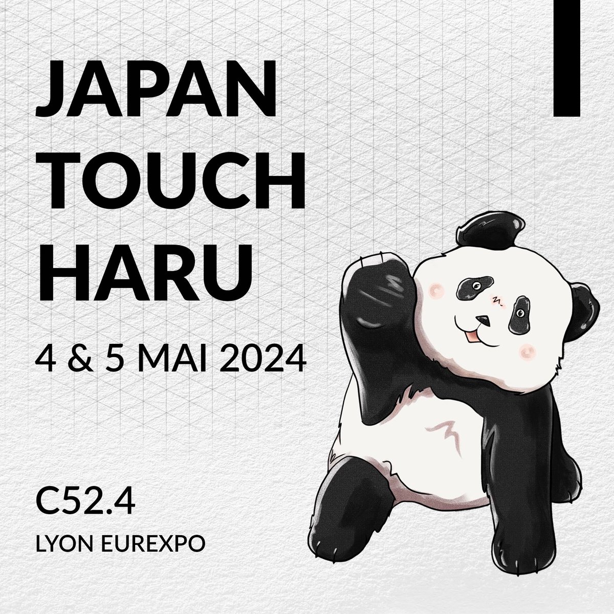 ziiemli's tweet photo. La Japan Touch Haru 👋

J’y serai le 4 &amp; 5 Mai 2024 à Lyon Eurexpo dans la zone créateurs artist !

Stand C52.4 🤭
Et toi tu viens ?

#japantouchharu #japantouch #lyon https://t.co/ti5rhViUto