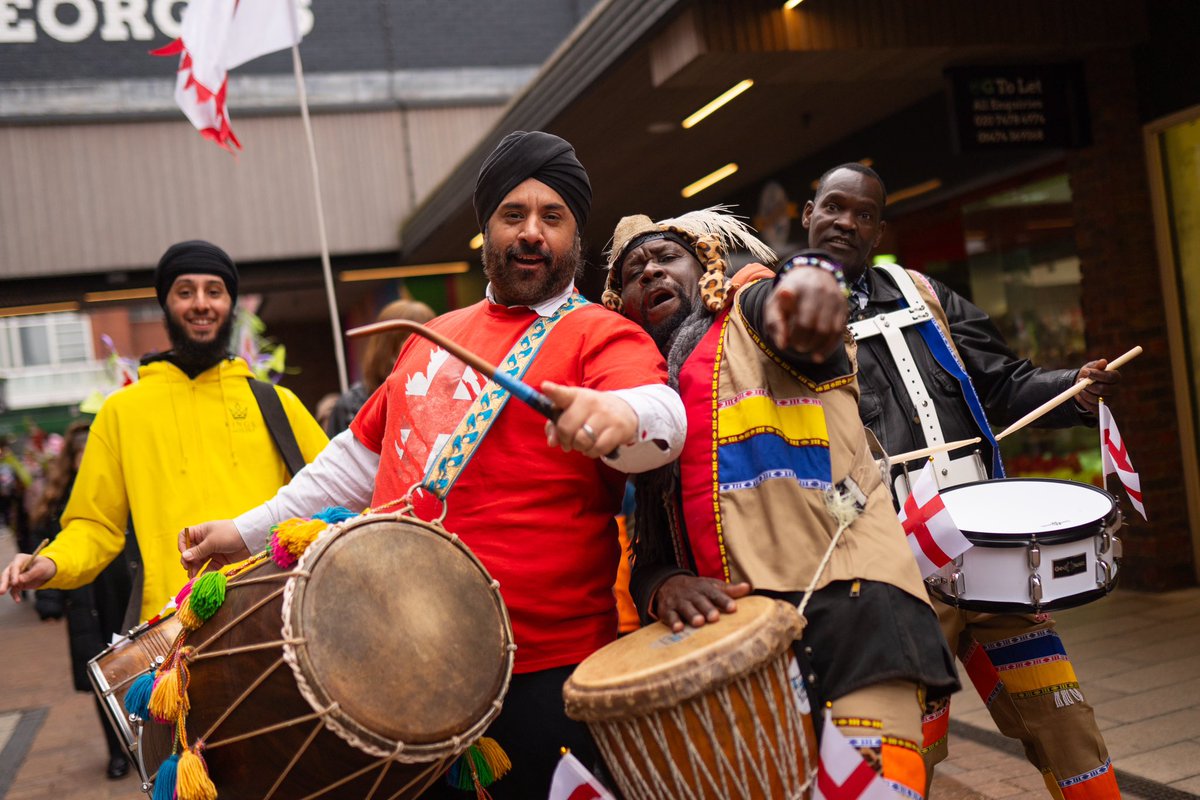 We had a great time at the #Gravesend #SaintGeorgesDay celebrations which we produced working with local schools and community partners supported by @ace_southeast #LetsCreate