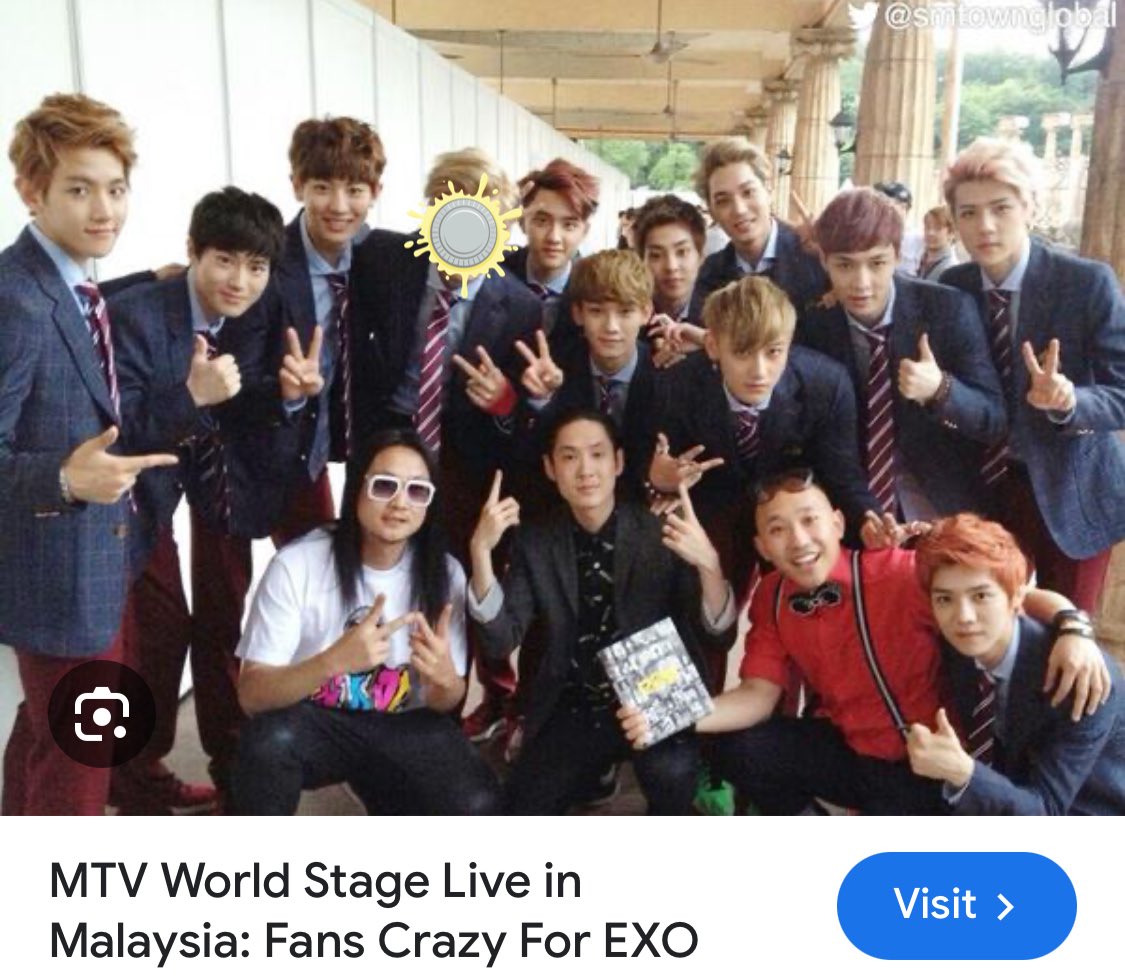 despite our official fandom name announced on 5th august 2014, baekhyun already spoiled the L sign on 8th september 2013 for their mtv world stage concert in malaysia