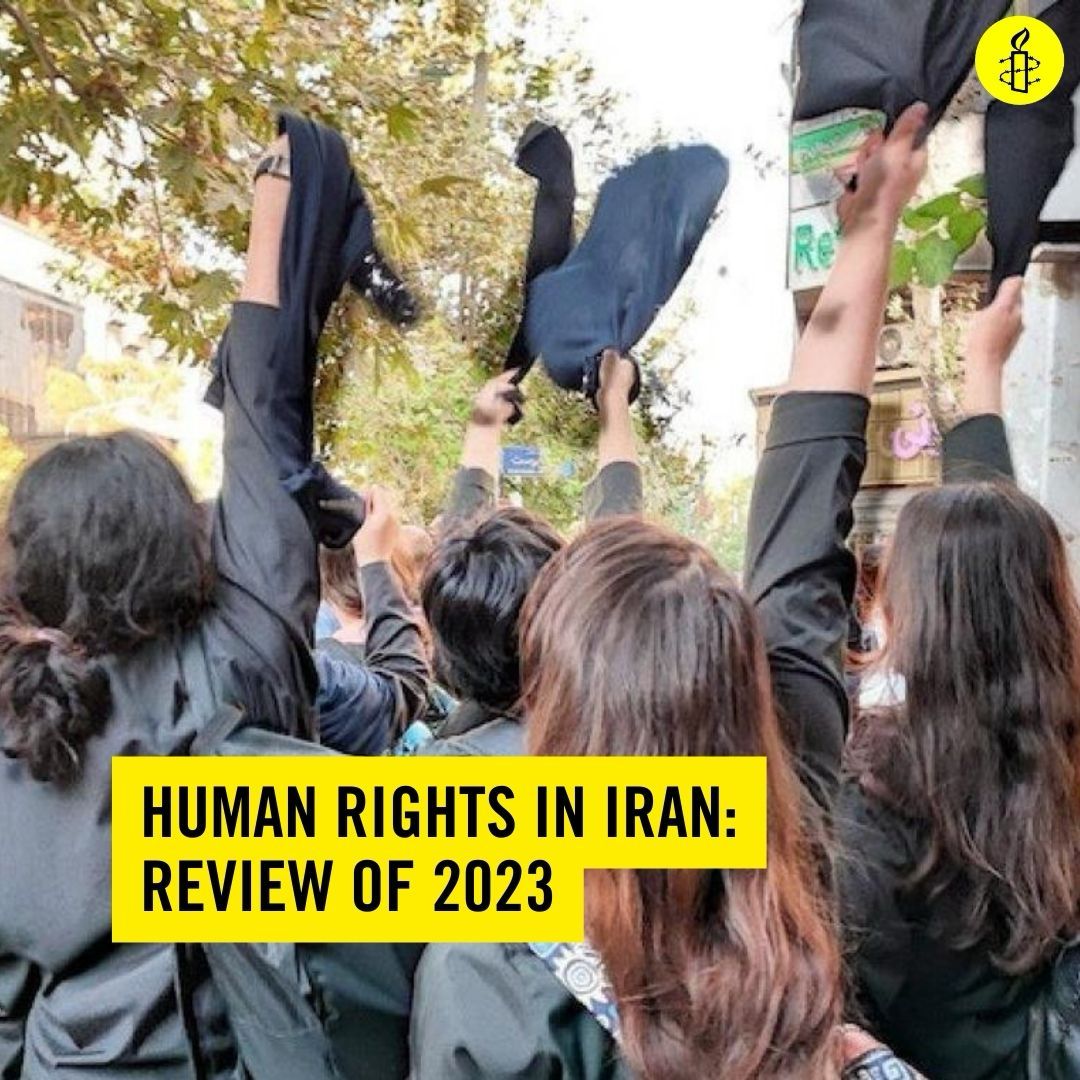 Amnesty International's State of the World’s Human Rights’ report on 155 countries for 2023 is out now. 2023 review of human rights in Iran amn.st/6018bmwAM