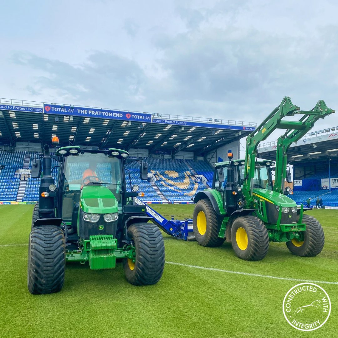whitehorsecontr's tweet photo. Congratulations to @Pompey FC for gaining promotion as Champions of League One. WHC are proud to have worked with Portsmouth FC with renovations of their training ground pitches &amp; this year the Fratton Park stadium. We are delighted to be working with @rocket230580 &amp; his team! https://t.co/xmQgIyffrr