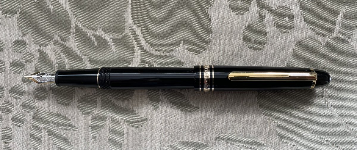 Gone full #DickieGreenleaf and fallen for the allure of a @montblanc_world fountain pen. A pre loved model anyway. I have always been a cut price Dickie!! Beautifully presented by Izods Pens. #Ripley #TheTalentedMrRipley #PatriciaHighsmith.