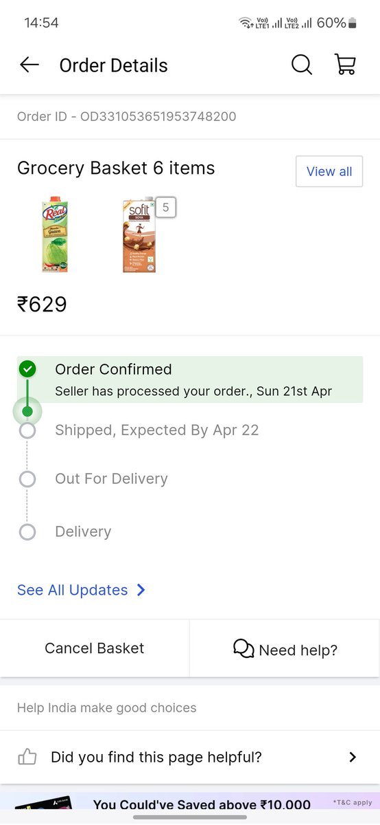 @flipkartsupport @Flipkart where is the order... have to order 5 times then 1 time items will b delivered.. #patheticservice