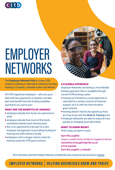 LSTA (@lstatraining) on Twitter photo If you are a Registered CITB employer, Levy or Non-Levy, you could be entitled to fully funded training in Lead or Hard Metals up to the 31st of May 2024 and from the 1st June 70% funding from CITB with 30% contribution from the employer.
Contact: Samantha.Mclaughlin@citb.co.uk If you are a Registered CITB employer, Levy or Non-Levy, you could be entitled to fully funded training in Lead or Hard Metals up to the 31st of May 2024 and from the 1st June 70% funding from CITB with 30% contribution from the employer.
Contact: Samantha.Mclaughlin@citb.co.uk