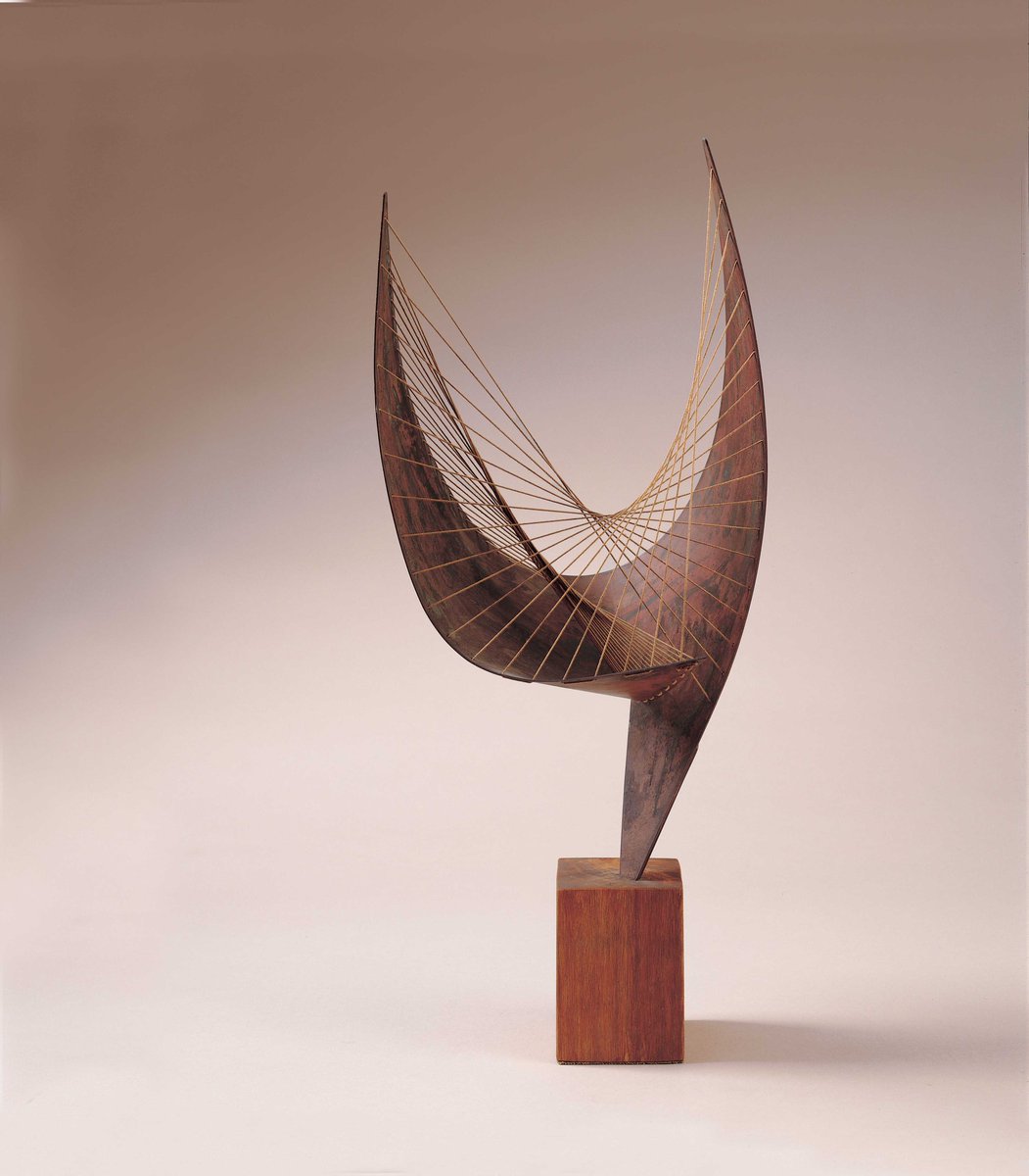 We have reached O in our alphabet of the Pier Arts Centre #WednesdayWorkoftheWeek Here's Orpheus (Maquette I) 1956 by Barbara Hepworth from our Collection © Bowness #PierArtsCentre