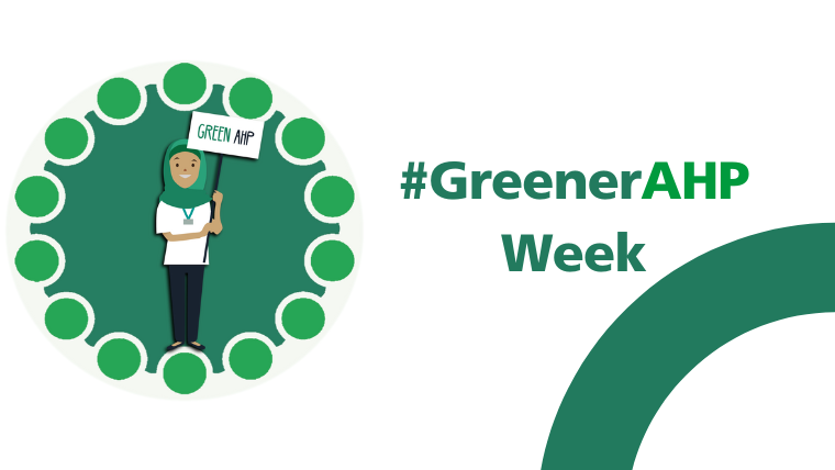 For #GreenerAHP Week, find all the event resources and an event schedule on the Future NHS platform here ➡️future.nhs.uk/connect.ti/Sen…
