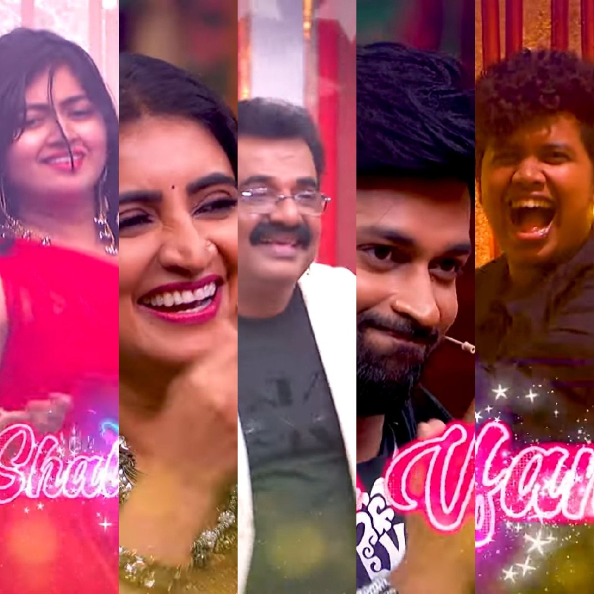 vakugu's tweet image. #CWC5  Contestants list

1.  Shalin Zoya (Actress)
2. Akshay Kamal (Serial)
3. Dhivya Duraisamy (Actress)
4. Srikanth Deva (MusicDirector)
5. Pooja (Super Singer/Vijay Tv)
6. Irfan (YouTuber)
7.  Vasanth (Serial-PS2/VijayTv)
8. Priyanka (Anchor/Vijay Tv)

#cookuwithcomali5