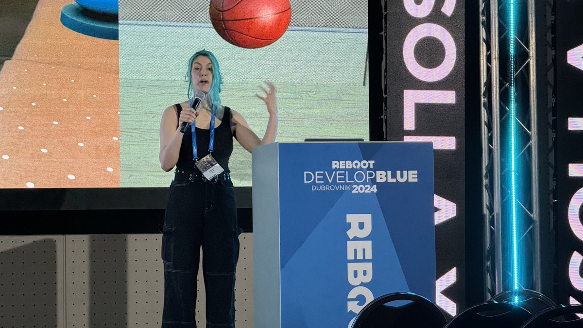Time for @AntoniaRForster’s AVP Unity talk at Reboot Develop Blue 2024