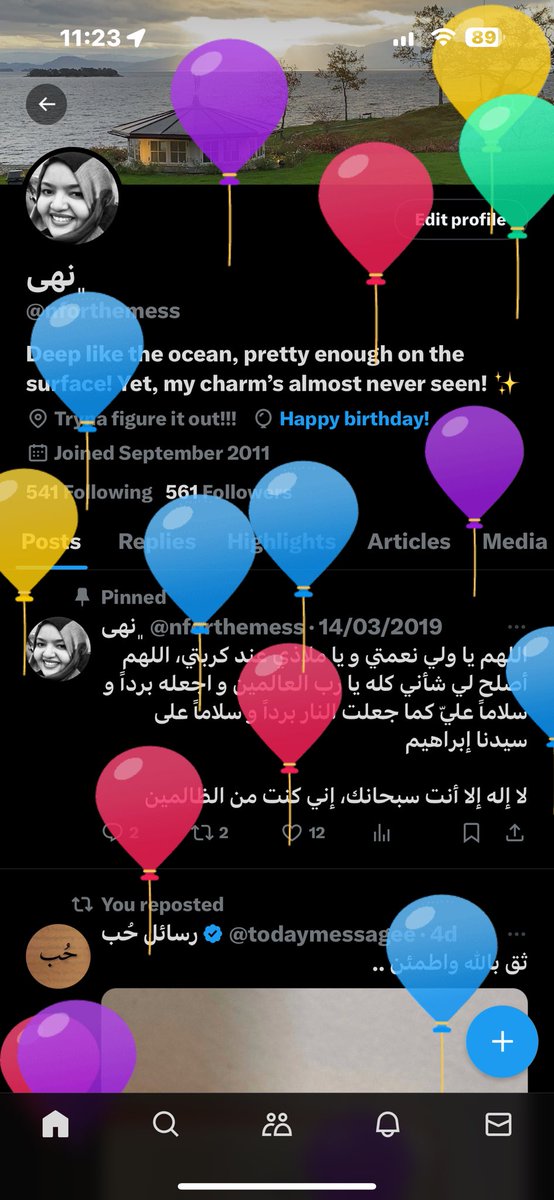 nforthemess's tweet photo. Happiest of birthdays to me 🤍🥳🎉🎈🎈

Such a nice day today!!! It’s 24.04.24 and obviously I have just turned 24! 😂😂 https://t.co/MszAYhKkbd