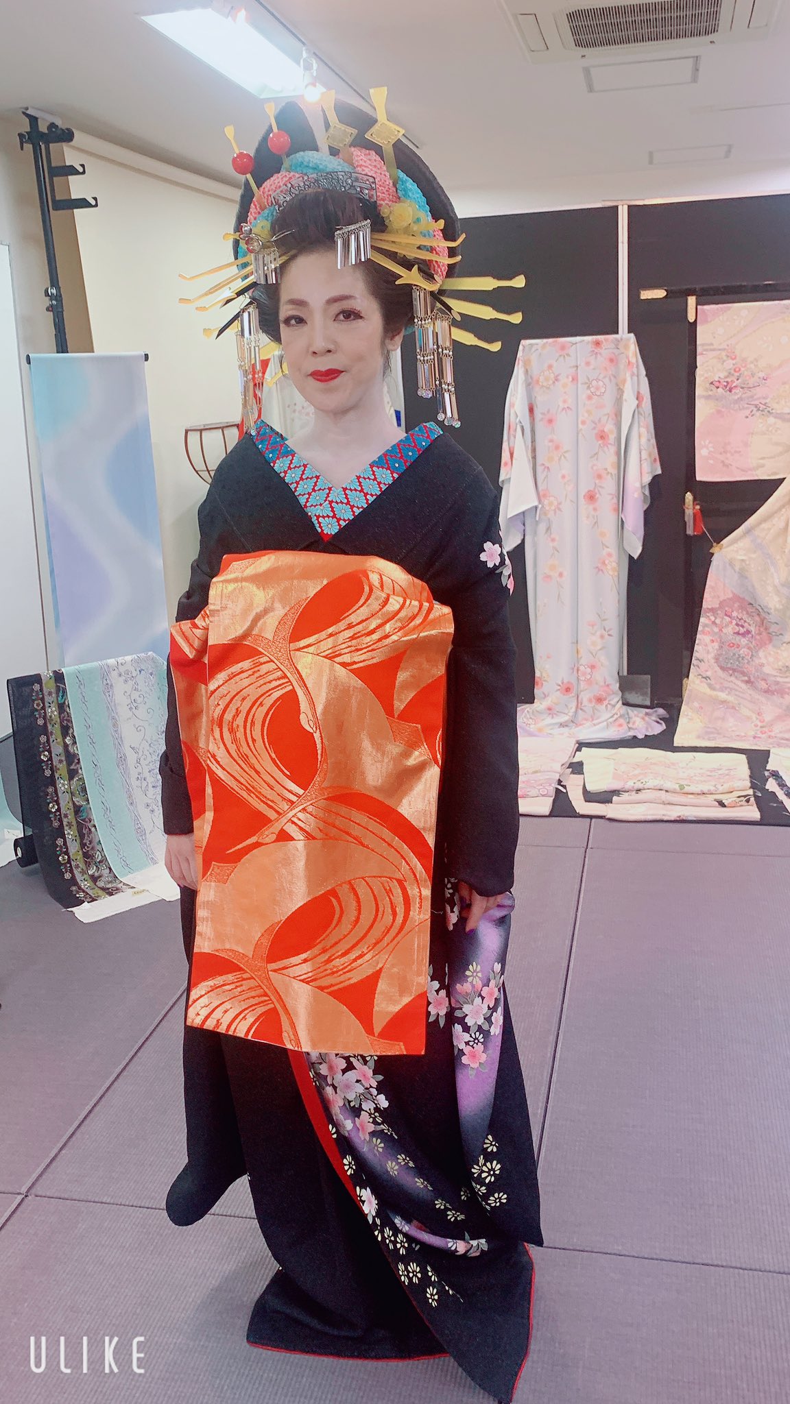 【12日限りお値下げ】着物◇鶴と花紋に紗綾形21点フルセット ◇ 着付けDVD付 2025 浴衣5点セット(ゆかた・帯・下駄・着付けマニュアル・腰ひも