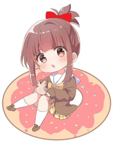 スズメみたいな子のアクキーを作りたいかも 
