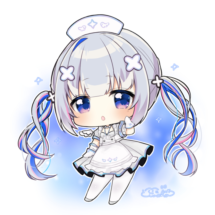 天音かなた「ちっちゃ『天音かなた』ちゃん今度はおだんごかなたん描きたいっ#かなたーと #ちっ」|ゆんちゃ*/お絵描きVtuber結乃りぼん💝のイラスト