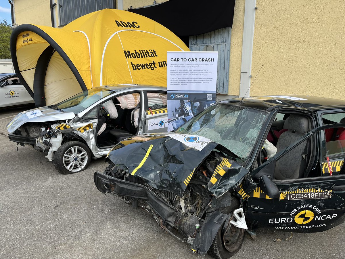 Sikkerhed i og omkring biler har taget syvmileskridt de senere år. Stor del skyldes @EuroNCAP som FDM er del af. På #NCAP24 konference i München tages næste skridt mod bedre sikkerhed for både 🚘 🚲🚶‍♂️og 🚚, og ny teknologi demonstreres. @GlobalNCAP