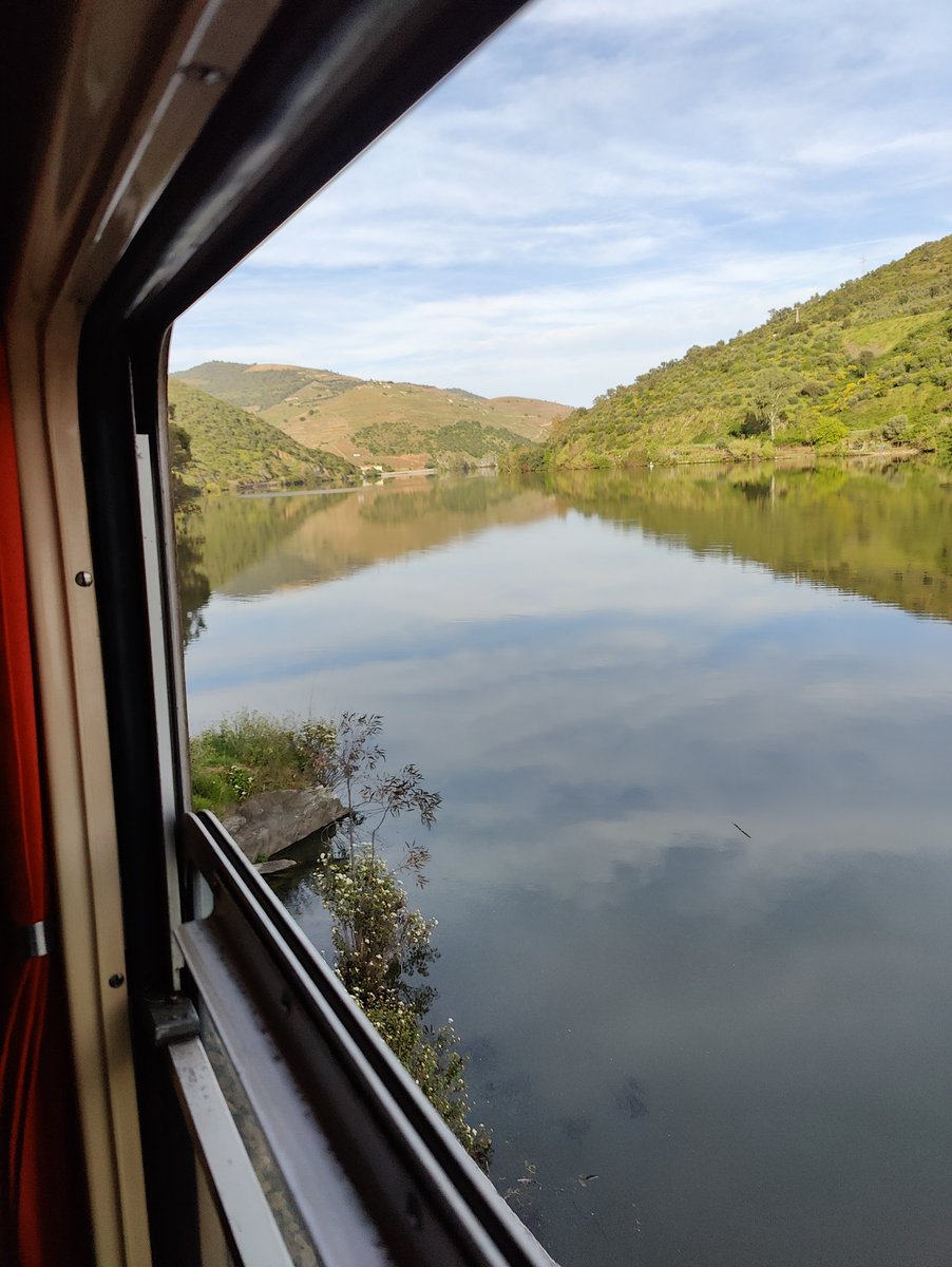 Happy #WindowWednesday all from the beautiful Douro Valley courtesy of Comboios de Portugal.  If ever in Porto make sure discover this lovely area by train. #dourovalley