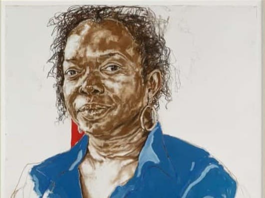 Great to see Claudette Johnson nominated for this year's Turner Prize! Deeply connected to the West Midlands, she studied @wlvsoci, was a vital member of the region's radical Blk Art Group and has a solo show @BarberInstitute this summer!