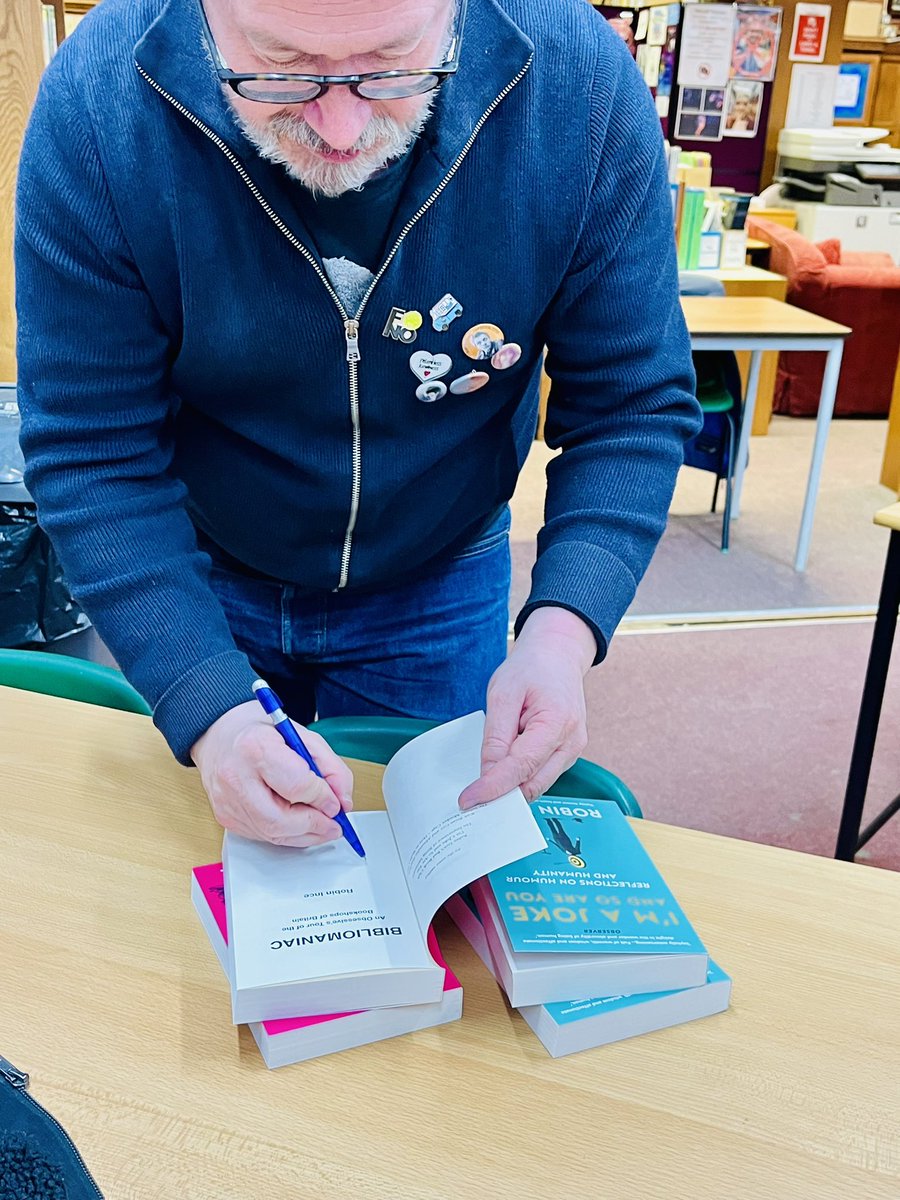 We so enjoyed last night’s event with the fabulous ROBIN INCE at HBS, arranged by their wonderful librarian, Julie. Robin is such an engaging and funny speaker, and we felt inspired, informed and uplifted. We have a few SIGNED books in the shop, pop in or email us to purchase