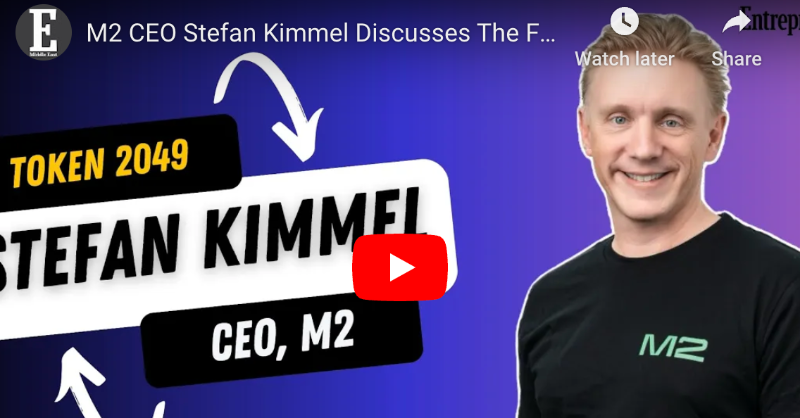M2Exchange's tweet photo. Catch up on another @M2Stefan interview from @Token2049 by @EntMagazineME.
#M2 topics covered:
✅ Product Offering
✅ Current & Upcoming Licenses
✅ Global Expansion
✅ Risk Management
✅ #M2Team - a powerhouse of crypto natives & financial veterans
✅ Fiat on-and-off ramp