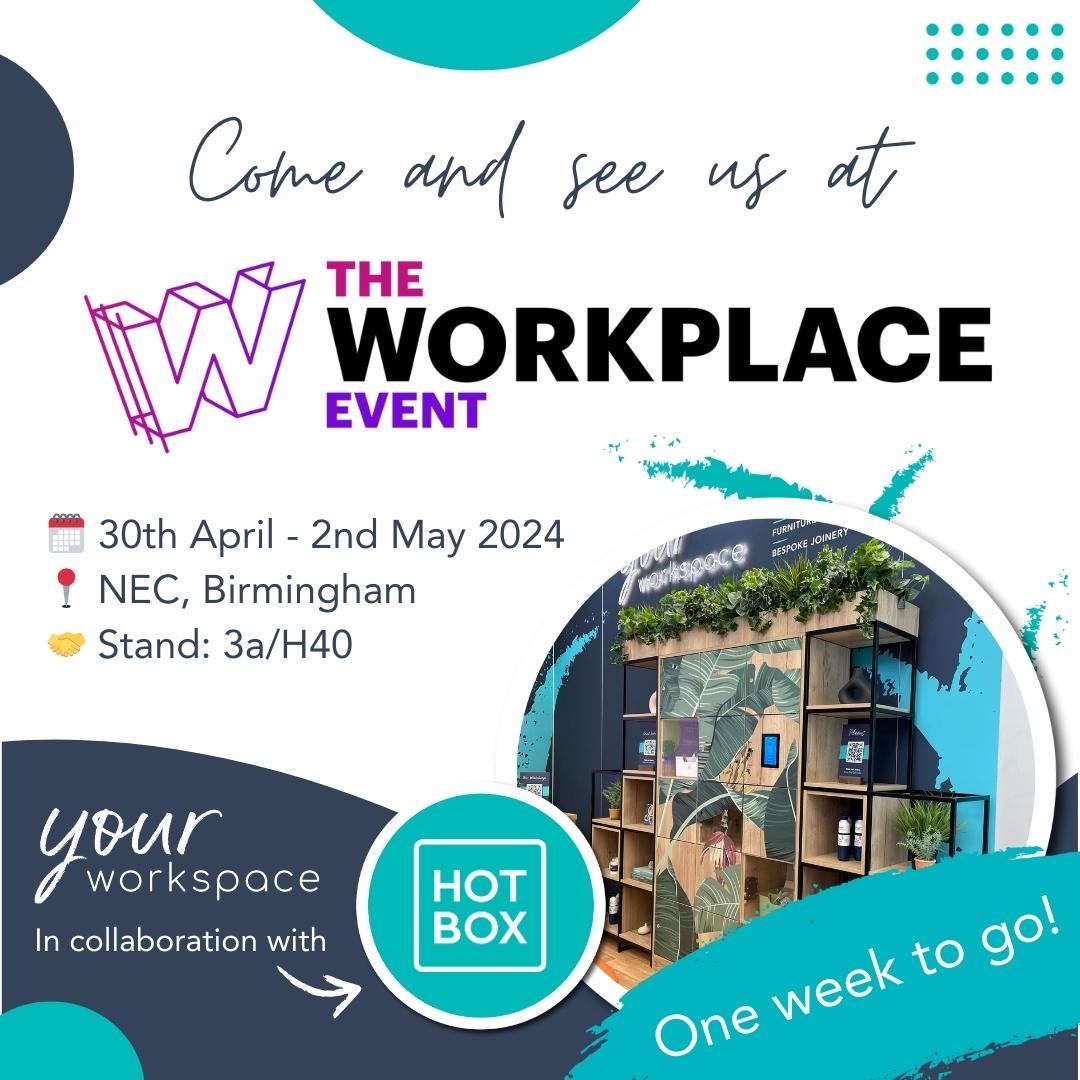 Just under one week remaining until The Workplace Event! 💼

🗓️ 30th April - 2nd May 2024
📍 NEC, Birmingham
🤝 Stand: 3a/H40

Register for your FREE ticket here 👉 zurl.co/Ypll

#TWE2024 #TheWorkplaceEvent #FutureOfWork