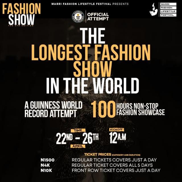 Your_Fav_Alien1's tweet photo. Still on the matter
Reaching the 60th hour Mark
#IfyPineapple
#WfLf
#longestfashionrunway
#GuinessWorldRecord
#100hoursmarathon
#FashionRecordBreaker
#LongestFashionShow
#WarriToTheWorld https://t.co/w33fbfKR0r