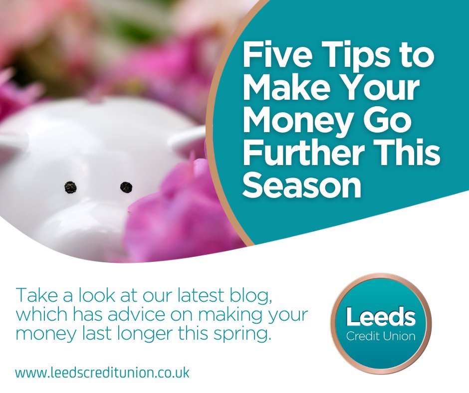 🌷 With spring almost in full bloom, it’s the perfect time to give your finances a refresh and make your money work harder for you. 💷 Take a look at our five tips here: leedscreditunion.co.uk/springtime-sav…