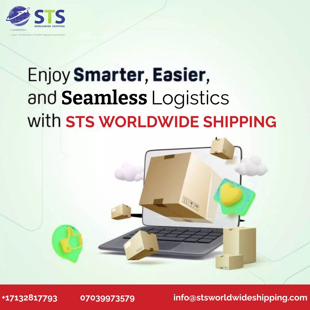 Enjoy Smarter, Easier, and Seamless Logistics with STS WORLDWIDE SHIPPING. Call Us Now!
#logistics #freight #airfreight #seafreight #usatonigeria #uktonigeria #chinatonigeria #cargo #shippingandhandling #worldwideshipping📦✈️ #seamlessshipping