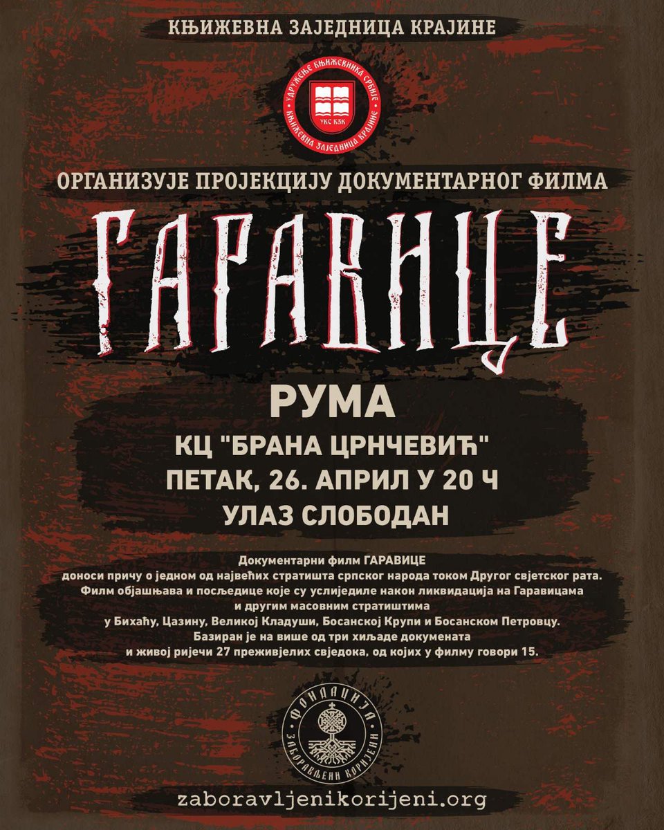 Jadovno1941's tweet photo. Препорука!! #заборављеникоријени #коранакорана #драганрадовић #bihac #garavice #Pokolj #ruma #kikinda #zrenjanin https://t.co/y0GpjVHgmf