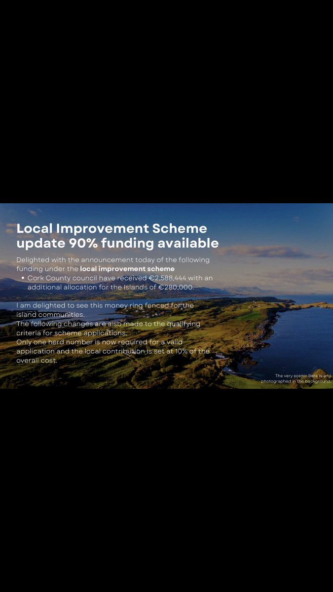 DannyCrowley24's tweet photo. Good opportunity to improve the access to your farm or home. 90% funding available and only 1 herd number now required to be eligible https://t.co/dLDQyNXpfm