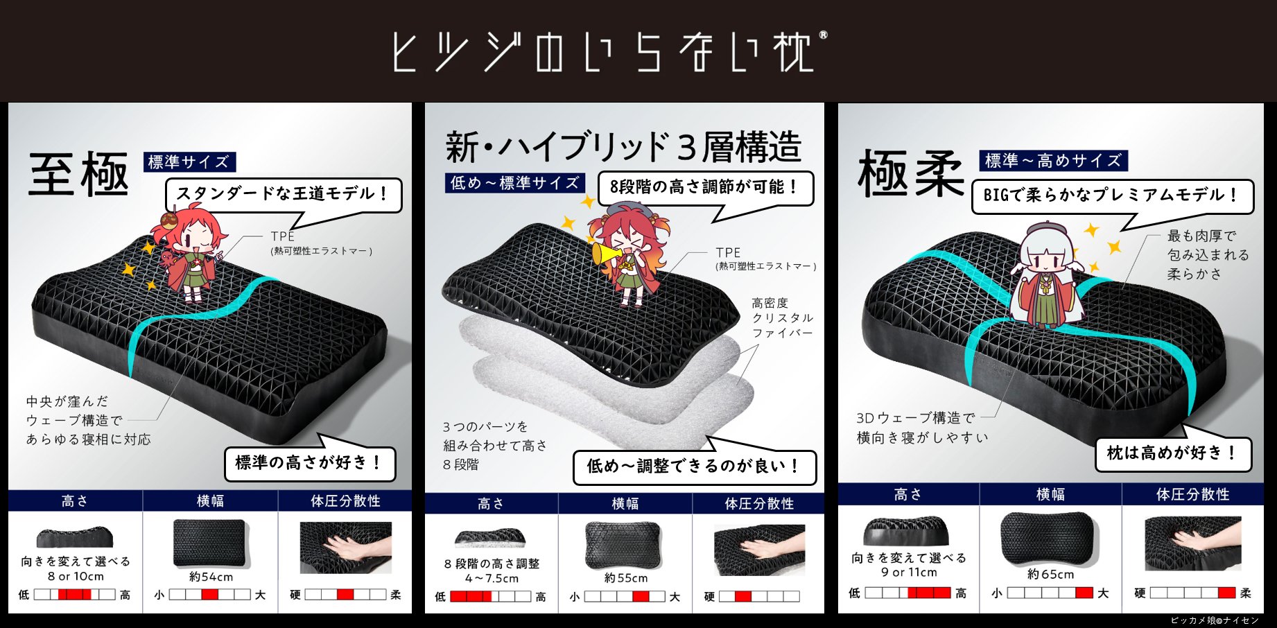 ヒツジのいらない枕 引張 -極柔- BIGサイズ ヒツジのいらない枕 引張 -極柔- BIGサイズ