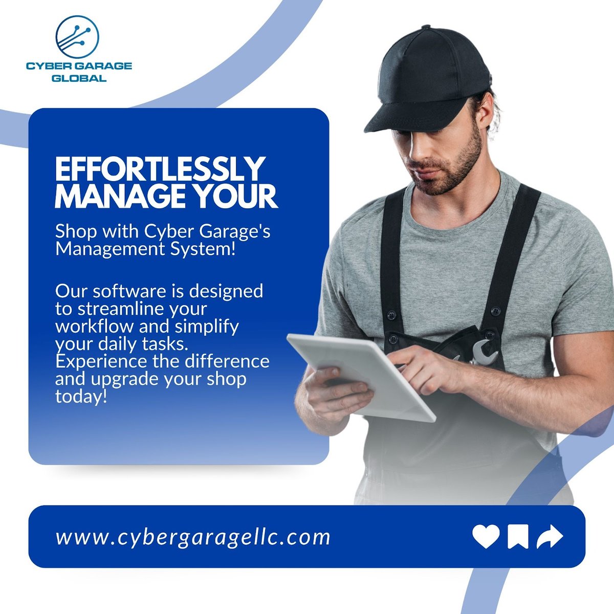 💻⚙ Our software is designed to streamline your workflow and simplify your daily tasks.
-----
Experience the difference and upgrade your shop today! cybergaragellc.com
.
#EfficiencyBoost #StreamlinedWorkflow #AutoRepair #Innovation #UpgradeToday #ShopManagement