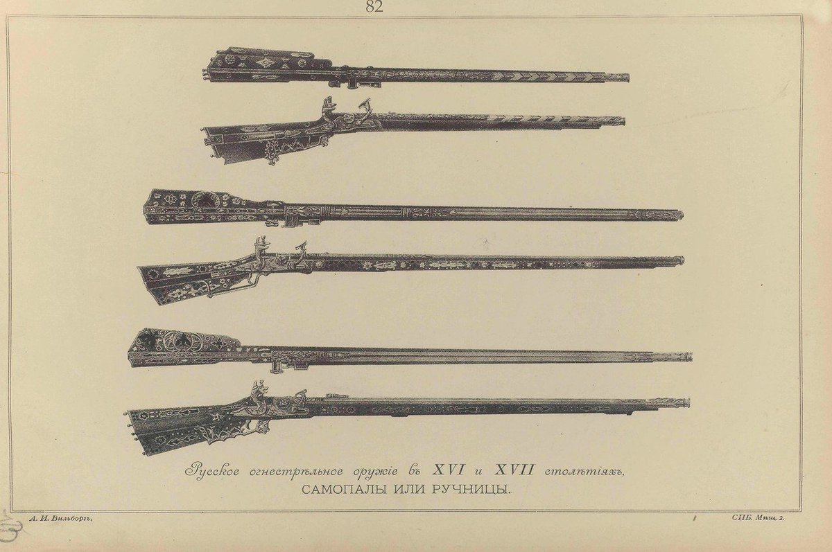 russpaleorder's tweet photo. Russian firearms in the XVI-XVII centuries https://t.co/H5nKe8hLHg