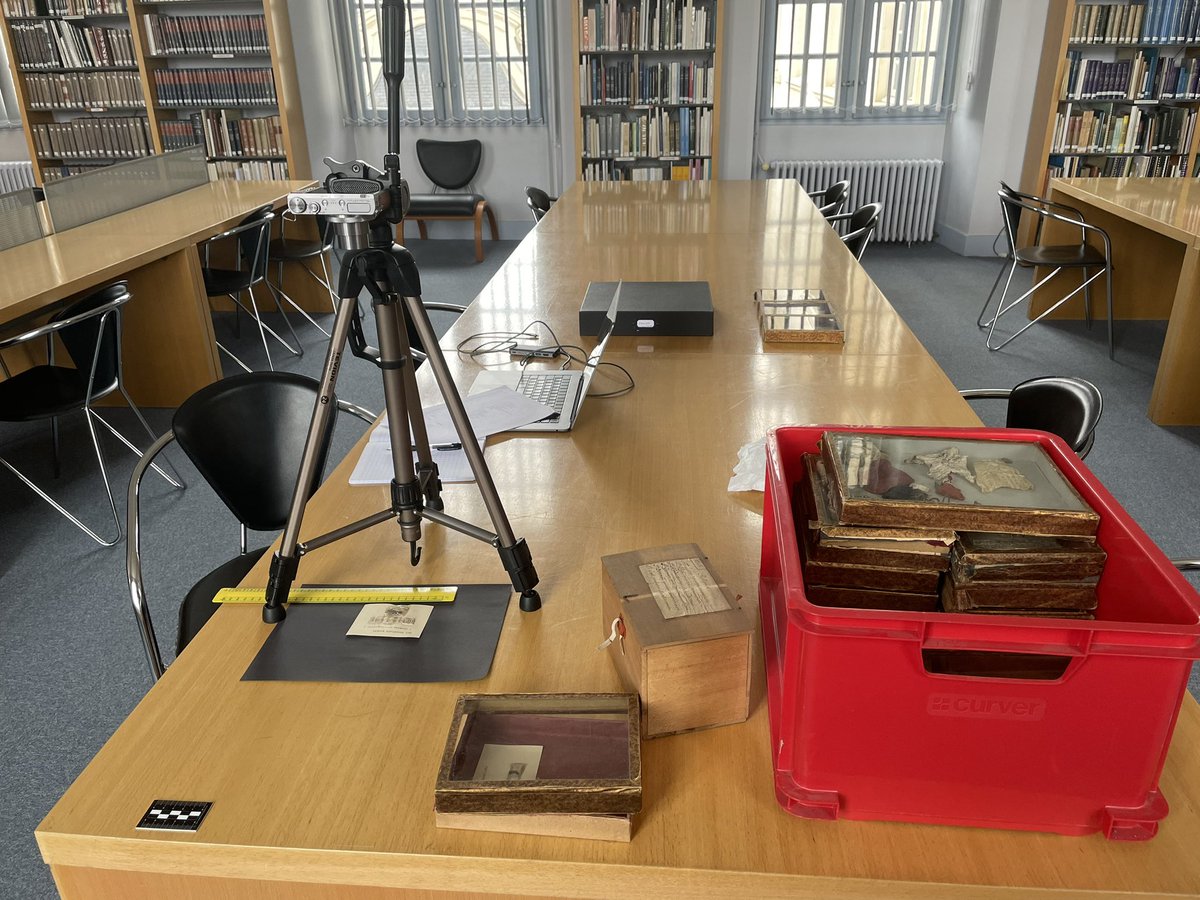 As our PI J. Smith says: it’s cupboard archaeology 😄 Masks on!