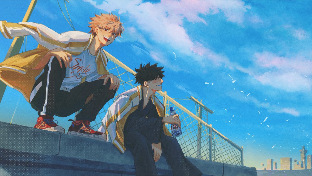 meimeiii_art's tweet photo. “Everyone’s looking a lot better than before.” 

#ウィンブレ #WINDBREAKER #ウィンブレfa #shishitoren #togamejo #tomiyamachouji https://t.co/ZEjQKgQF7F